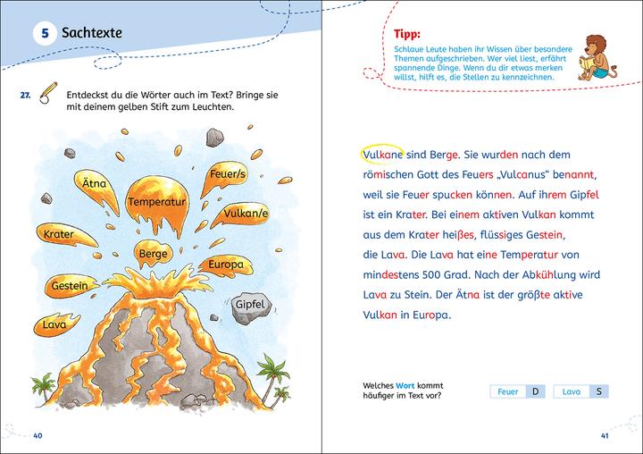 Produktbild Leselöwen Lernhilfen - Lesen üben - 2. Klasse (Deutsch, Christiane Wittenburg, Dominik Rupp, 2023)