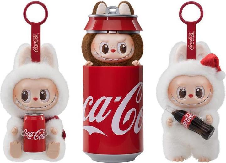 Produktbild Pop Mart Labubu The Monsters Coca Cola Serie Vinyl Face Sealed Case (Einzelpack) (17 cm)