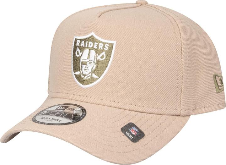 New Era 9Forty A-Frame Cap - Las Vegas Raiders camel beige (One Size)