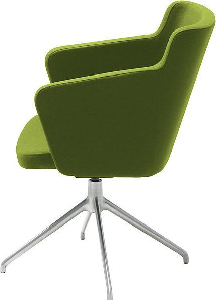 Productafbeelding Topstar SFH vergaderstoel, 3D zitverbinding en aluminium onderstel, groen