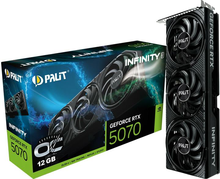 Immagine prodotto XpertVision Palit RTX5070 Infinity 3 OC 12GB GDDR7 (12 GB)