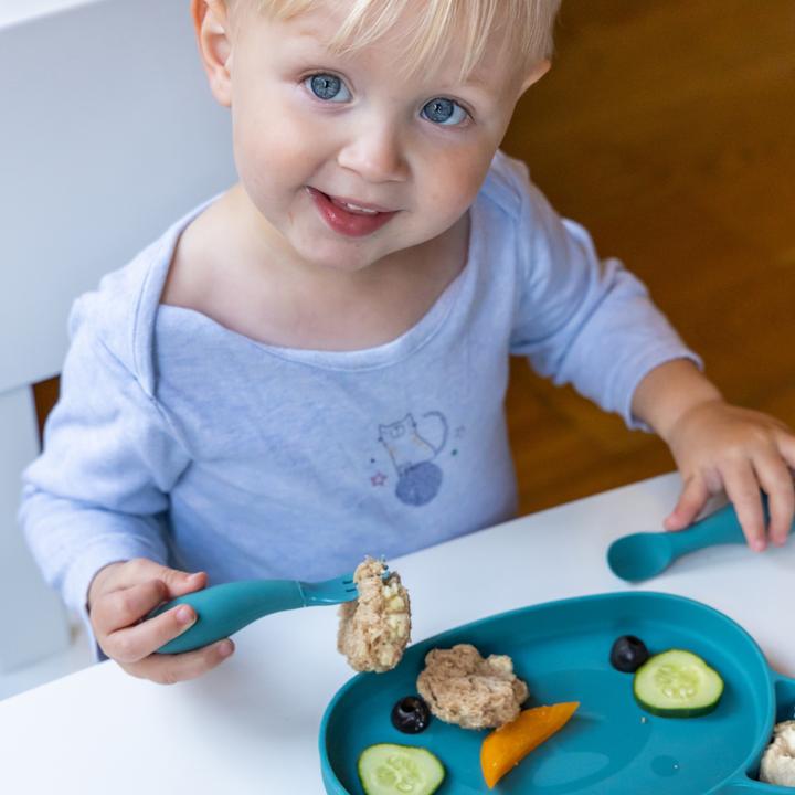 Actual product image Tum Tum Eating cutlery with box