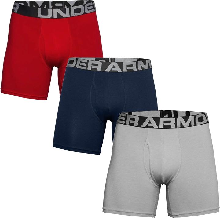 Under Armour Charged Cotton 6in 3 Pack (S, 3er Pack)
