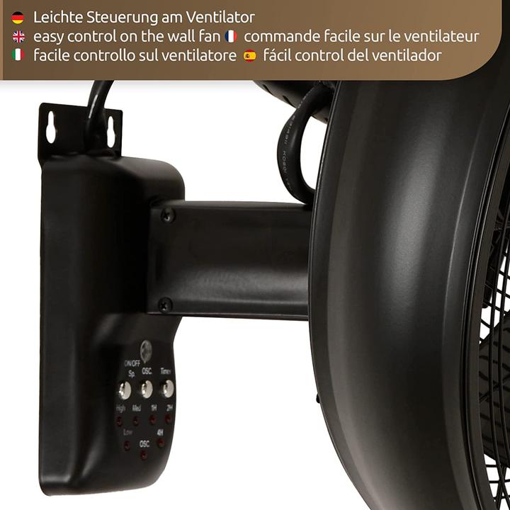 Produktbild EMZ Wandventilator mit Fernbedienung (60 dB)