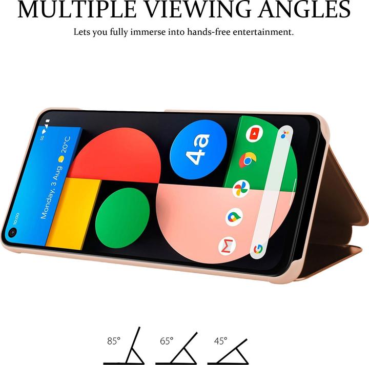 Image du produit Cadorabo Book Smart View Couverture miroir (Google Pixel 4a)