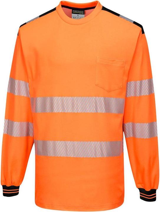 Immagine prodotto Portwest PW3 TShirt abbigliamento da segnalazione di sicurezza a maniche lunghe (4XL)