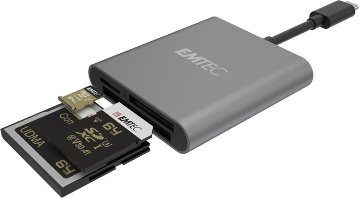 Produktbild Emtec T610C Kartenleser (SD, CF, microSD) (USB-C 3.1 Gen 1)