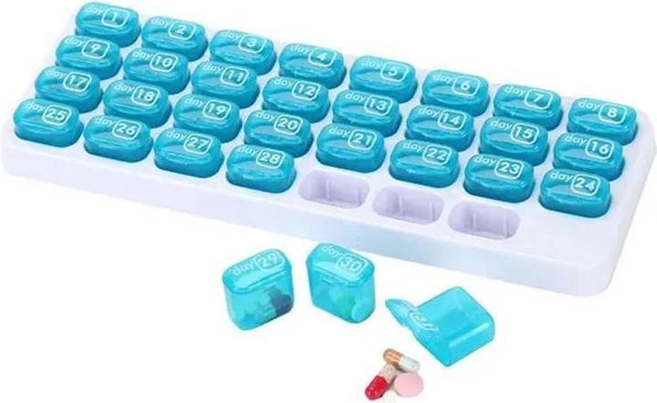 Cbx Tablettenbox Monat - 31 Tage Blau