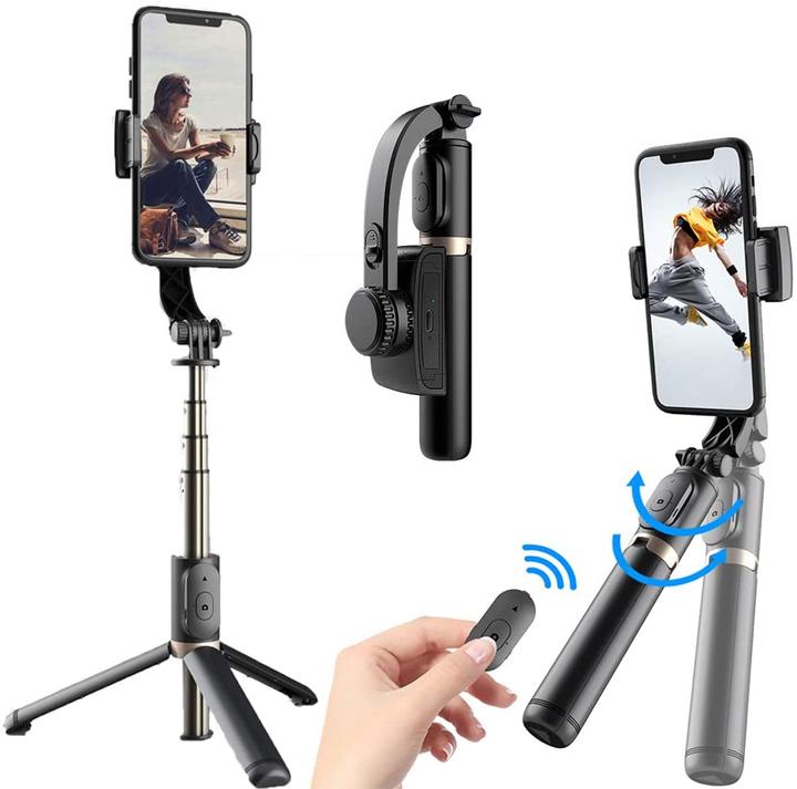 Actual product image PhoneLook 3 in 1 Selfie Stick L08 Stablised Videos with Gimbal, Stand Tripod Bluetooth Remote Trigger