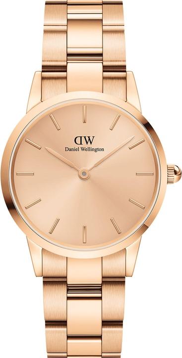 Daniel Wellington Iconic Link Unitone Rose Gold (Analoguhr, 28 mm)