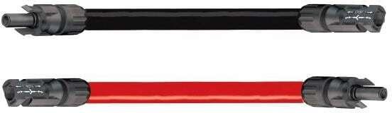Produktbild Uniteck Solarkabel rot schwarz 4mm2 MC4 10m (Solarkabel)