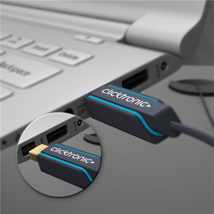 Produktbild clicktronic Mini DisplayPort Adapterkabel (1 m, DisplayPort)