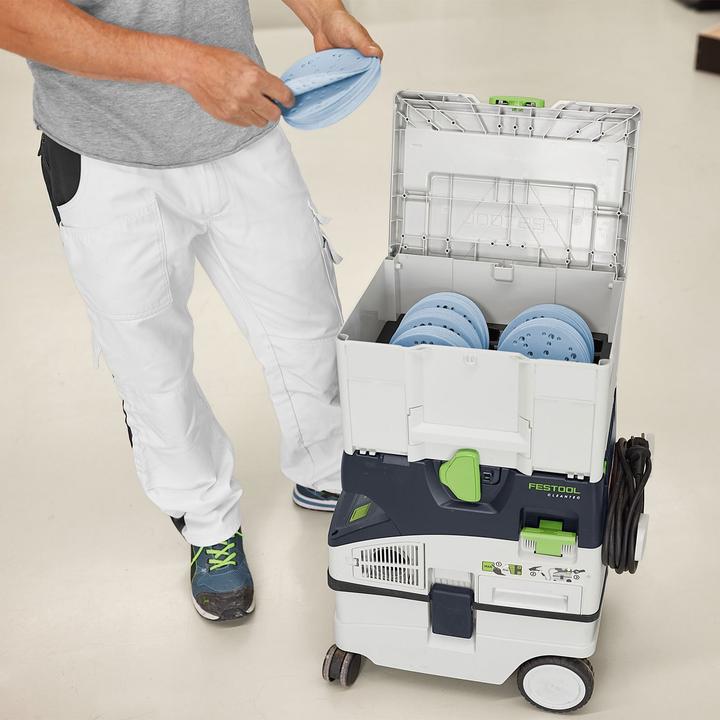 Image du produit Festool Systainer³ d'abrasifs SYS-STF D150 GR-Set (P180, P60, P120, P220, P80, P150)