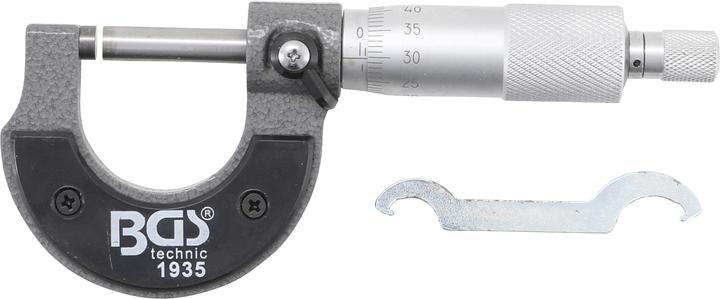 BGS Micrometro Precisione 0,01 mm 0 - 25 mm
