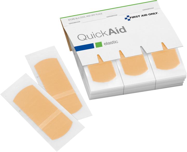 Quickaid Nachfüllpack mit Textilgewebepflaster (Elastic) (45 x)