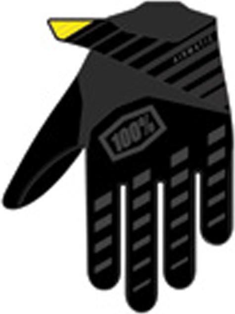 Produktbild 100% Airmatic Handschuhe schwarz-charcoal XXL (XXL)