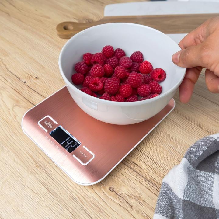 Produktbild Intirilife Digitale Küchenwaage in ROSÉ GOLD