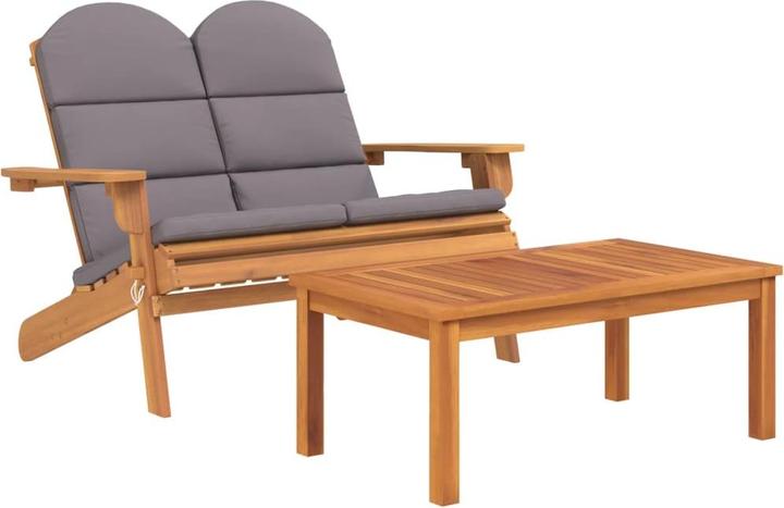 Image du produit VidaXL Ensemble de salon de jardin Adirondack 5 pièces en acacia massif