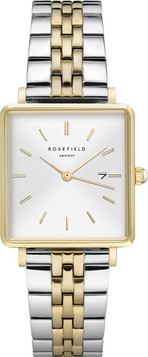 Immagine prodotto Rosefield Il Boxy White Sunray Silver Gold (Orologio da polso analogico, 26 mm)