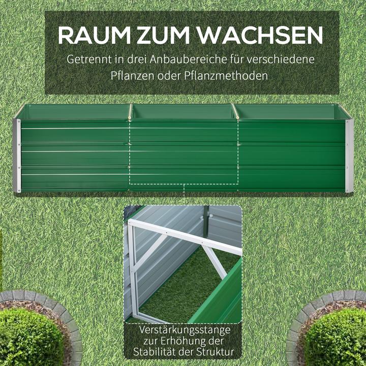 Produktbild Outsunny Gartenbeet inclusive Gartenhandschuhen und Beetschildern