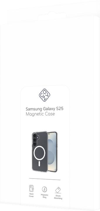 Produktbild Cazy Hülle mit magnetischem Ring, kompatibel mit Qi2/MagSafe (Samsung Galaxy S25)
