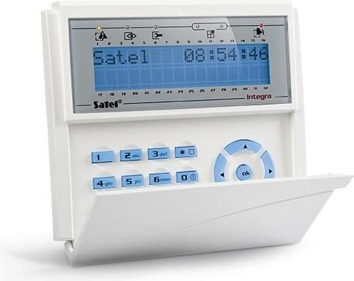 Produktbild Satel Keypad LCD /Integra Blue/Int-Klcd-Bl