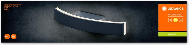 Image du produit Ledvance Endura Style Bow Wall Dg (280 lm, IP44)