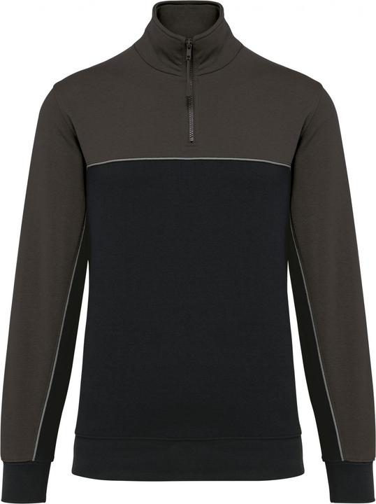 Kariban Nachhaltiges Sweatshirt mit Reissverschlusskragen