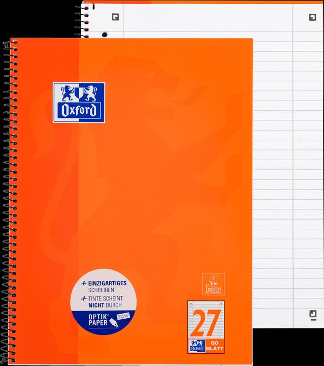 Actual product image Oxford Collegeblock (A4+, Lined, Soft cover)