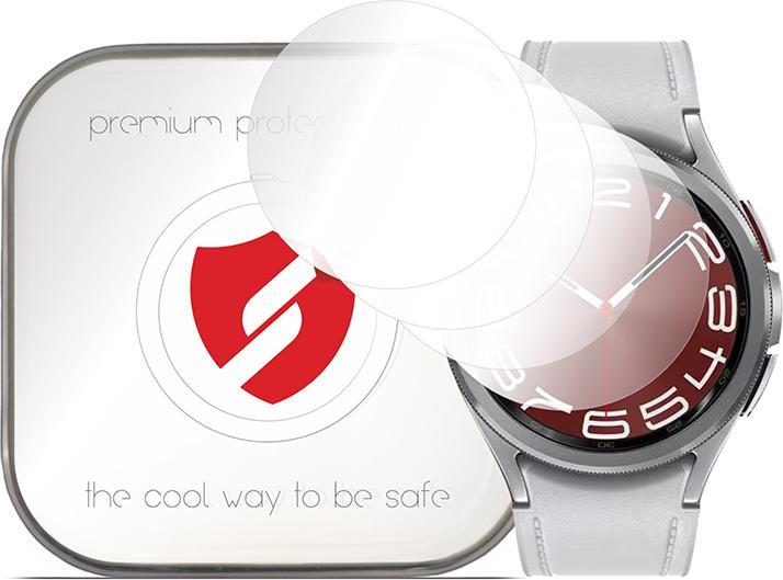 Actual product image Smart Protection - Premium Classic (4 pack) - Samsung Galaxy Watch6 Classic 47mm - Clear