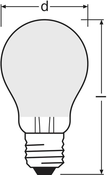 Actual product image Osram Retrofit Classic A (E27, 100 W, 1521 lm, 1 x, D)