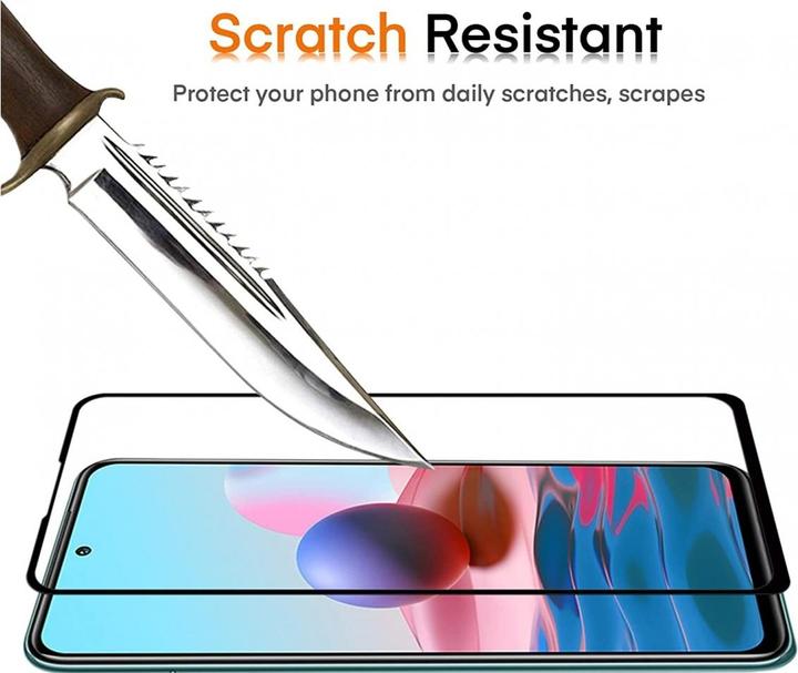Produktbild Screenguard Xiaomi Redmi Note 10 4G Full Screen Panzerglas Schutzfolie 2.5D 9H (1 Stück, Xiaomi Redmi Note 10)