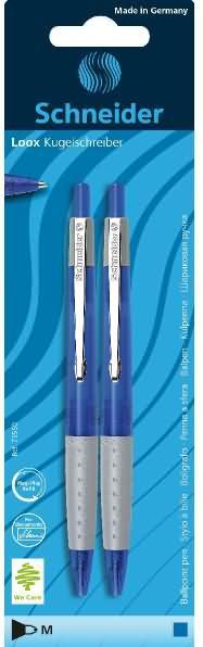 Image du produit Magni Stylo à bille Loox 2 pièces assorties (bleu/transparent, 1 x)