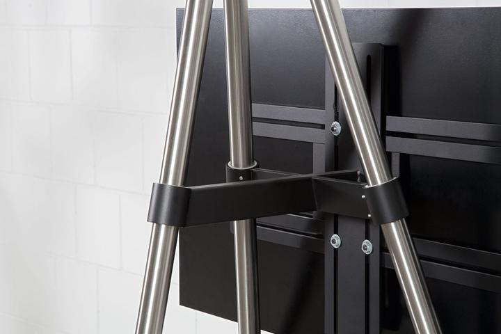 Produktbild Wissmann Raumobjekte TV Ständer 3-Bein, Edelstahl gebürstet, -55" (55", 59 kg)