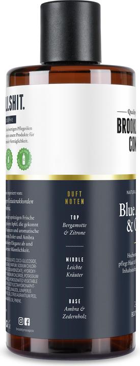 Actual product image Brooklyn Soap Company Blue Amber and Sedar (300 ml)