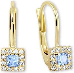 Brilio Tender gold earrings with crystals 745 239 001 00553 0000500