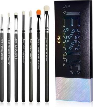 Actual product image Jessup Fluffy Eye Makeup Brushes for Eyeshadow Blending Shader Crease Concealer (Eyebrows)