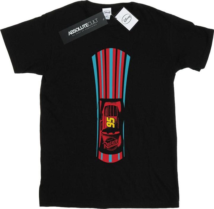 Disney Cars Lightning McQueen Stripes TShirt (XL)