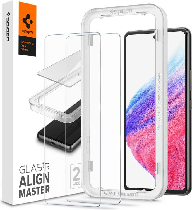 Spigen ALM Glas tR(2P) (1 Piece, Samsung Galaxy A53 5G)