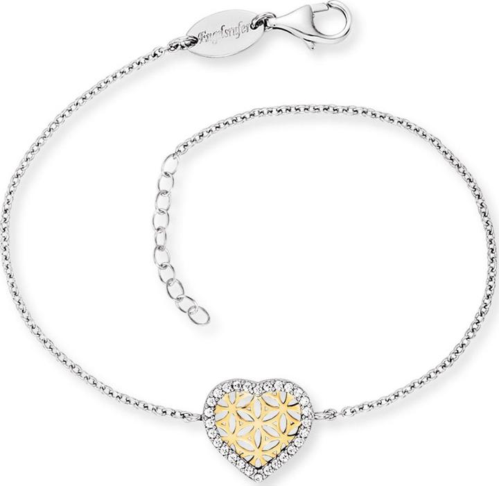 Immagine prodotto Engelsrufer Bracciale Cuore Fiore della Vita (20 cm, Argento 925)
