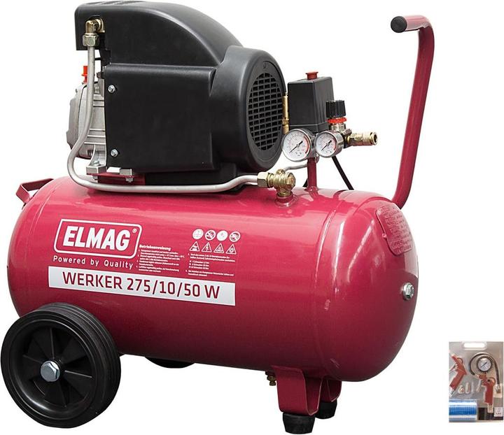 Produktbild Elmag Kompressor WERKER 275/10/50 W (10 Bar, 50 l)