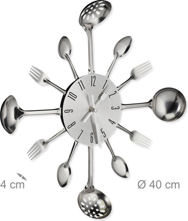 Relaxdays Wall clock (40 cm)