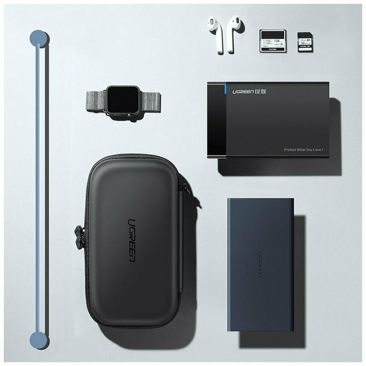 Actual product image Ugreen Small bag for notebook, power supply unit, cable, adapter and accessories