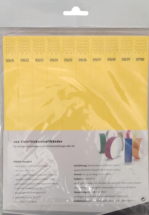 Produktbild W&A Kontrollbänder Tyvec
