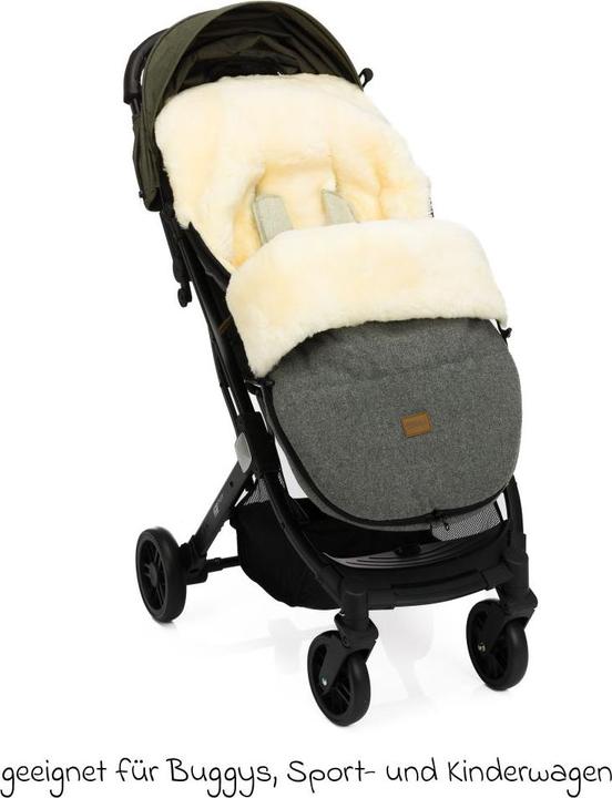 Actual product image Fillikid Fusssäcke für Kinderwagen & Buggys Lammwoll-Fusssack Makalu Wool für Buggy, Sport-