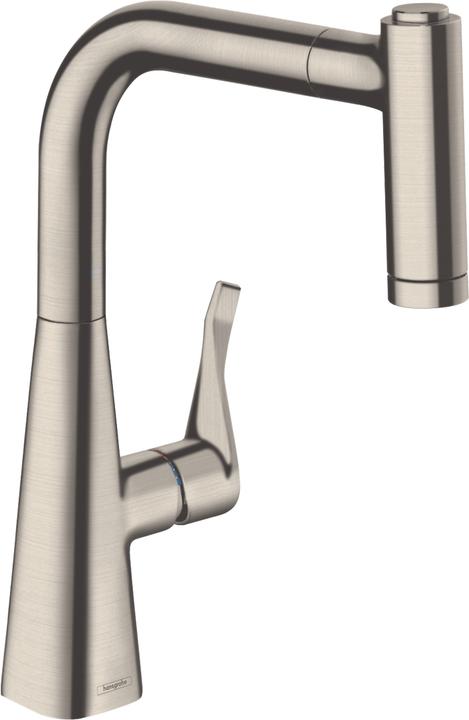 Produktbild hansgrohe Metris Edelstahl