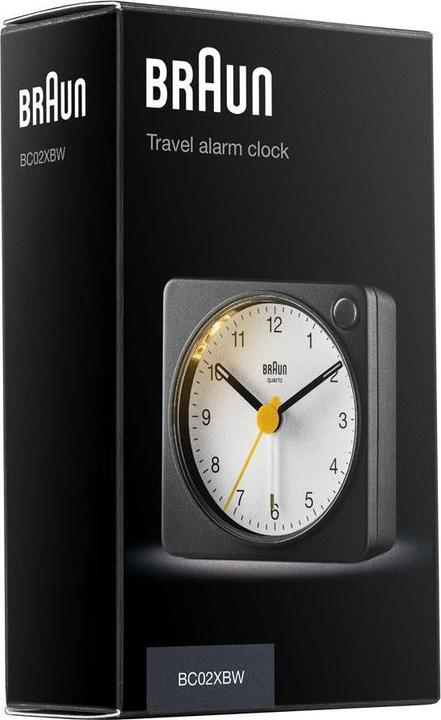 Actual product image Braun BC 02 XBW Quartz alarm clock light f..