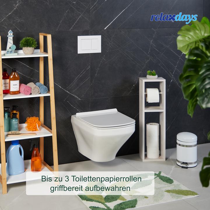 Immagine prodotto Relaxdays Porta carta igienica da parete