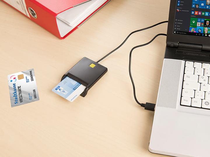 Actual product image Xystec USB smart card reader (USB)