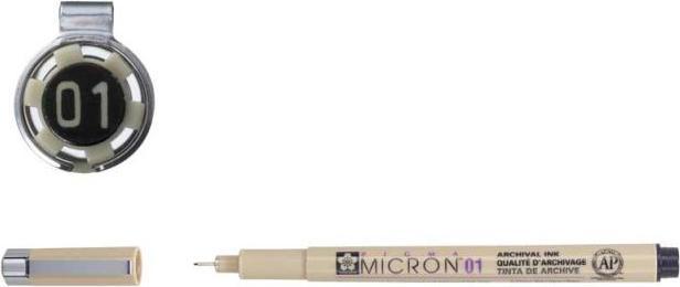 Actual product image Sakura Pigma Micron (Black, 1 x)